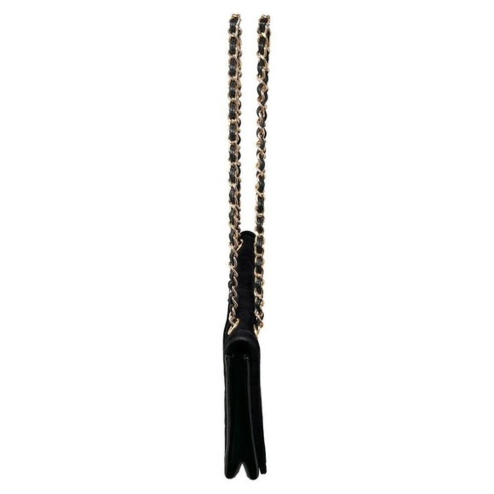 Chanel Black Suede Flap Bag Gold Chain CC Shoulder Bag - Picture 5 of 13